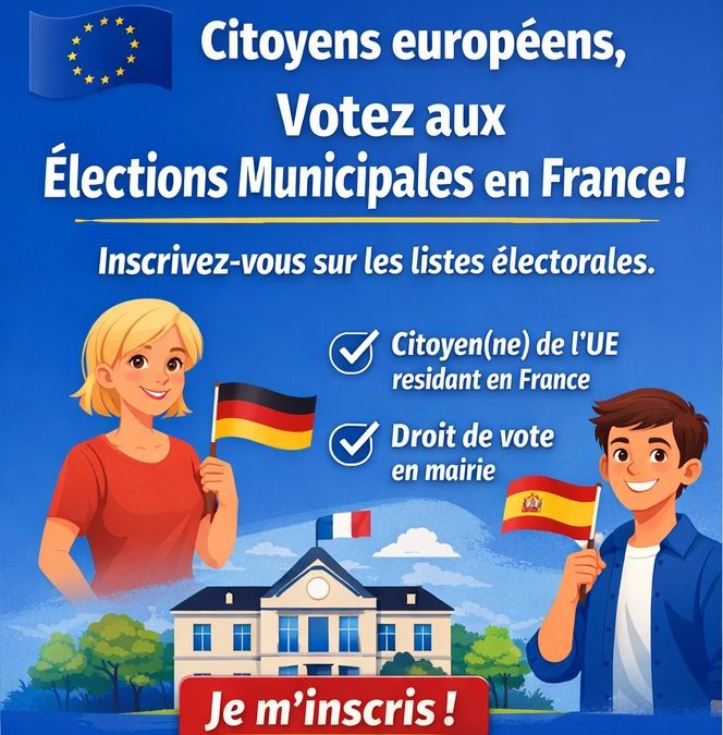 Citoyens européens à Wittelsheim : vous avez le droit de voter aux municipales!