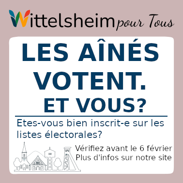 Appel à la vérification de l’inscription sur les listes électorales à Wittelsheim – chaque voix compte