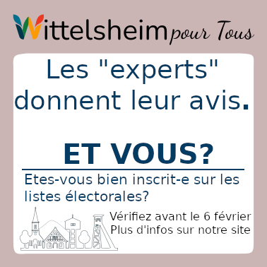 Appel à la vérification de l’inscription sur les listes électorales à Wittelsheim – chaque voix compte